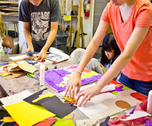 art classes on footpath in delhi