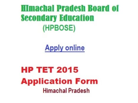 HP TET 2015 application forms on 24 sept.