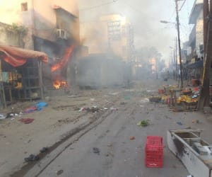 Tension in Gonda after stone pelting on a procession.