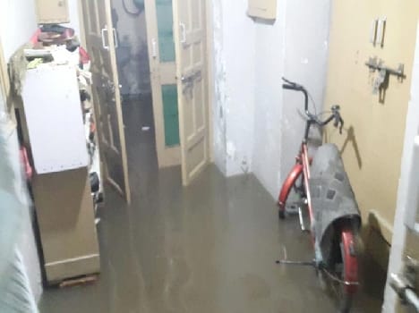 water lodging in ambala crate problem to dwellers