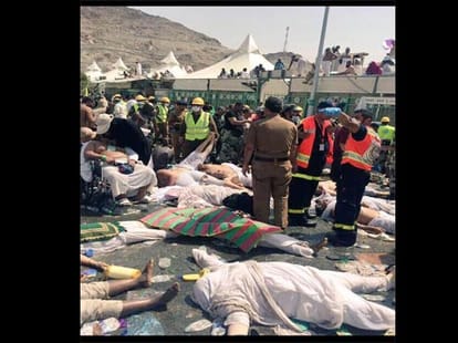 At least 100 dead, 390 hurt in stampede at hajj in Saudi: civil defence