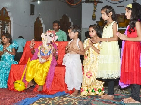 Ganpati Bappa Morya Gunje stalls from the Jaykaron