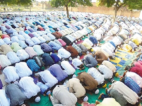 The tranquility of Muslims sought devotions