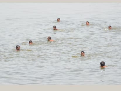seven dead bodies found in Ganga in Kanpur.