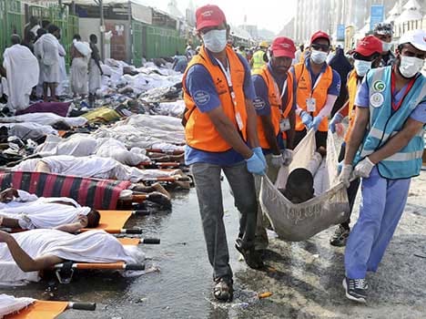 stampde at mecca during haj