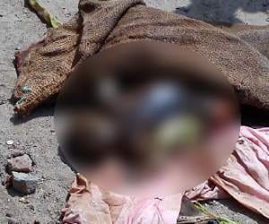 newborn baby dead body found in forest