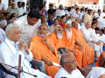 samadhi to Modi guru Swami Dayanand 