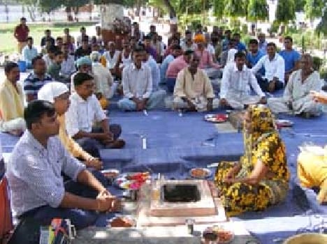 yagya in prison, detainees worship