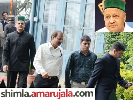 breaking news: CBI, ED raid at cm virbhadra singh residence at shimla.