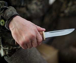 by Sword and knife half dozen people injured