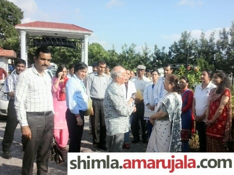Lok Sabha Speaker Sumitra Mahajan visits palampur himachal.