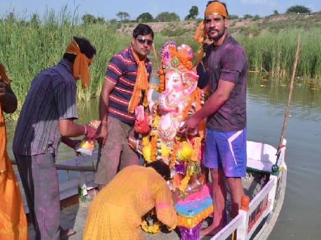 ganesh visarjan in mathura