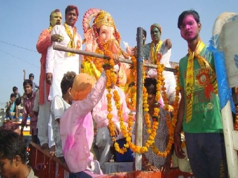 Ganesh immersion procession out before