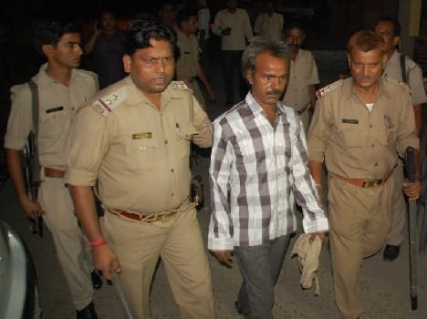At the police station, the accused hid dead