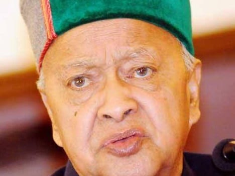 bjp poster war agianst cm virbhadra singh.