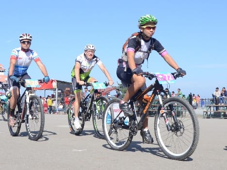 mtb himalaya cycle race flagged off.
