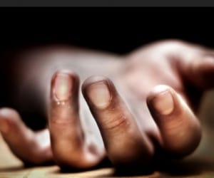 man swallowed poison in women police station, dead