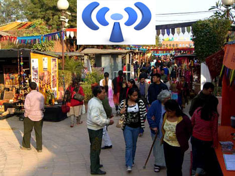 Delhi Haat will free Wi-Fi access in the first 20 minutes.