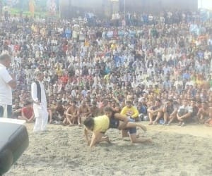 wrestling win by umesh wrestler