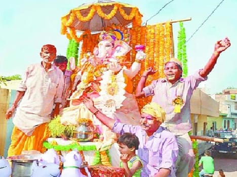 ganpati Immersion in baghpat