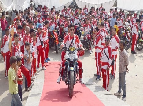 youth went for himalyan bike rally