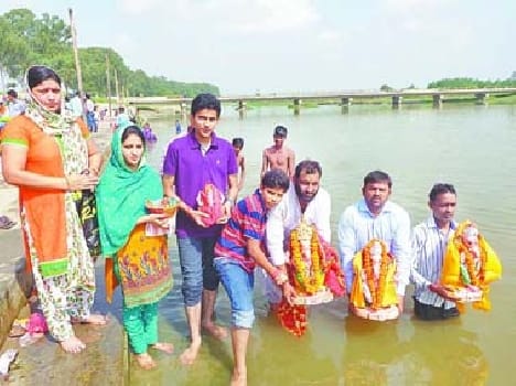Ganesh idol immersion