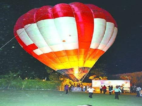 baloon seen in udaipur, rajasthan