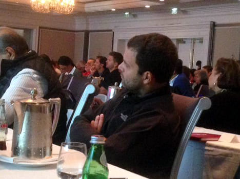 rahul gandhi tweets picture from Aspen conference