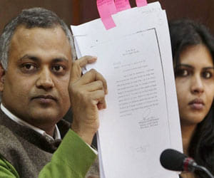 somnath bharti written letter to kejriwal