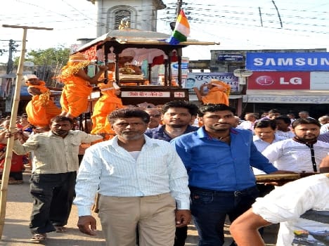 with grace of mahaveer swami a shobha yatra proceed 