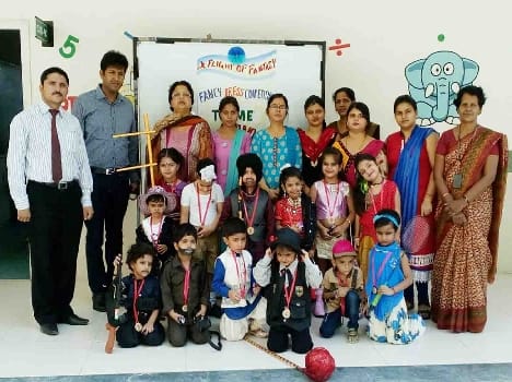 children rocked in fancy dress competition