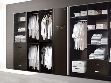 The £1500 closet that can dry clean your clothes: LG reveals new hi-tech laundry machine