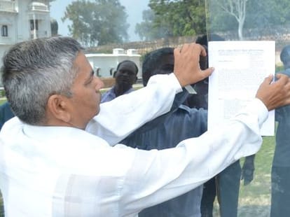 acharya narendra dev's historical building sealed