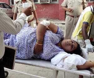 shot to woman candidate of sarpanch post in kurukshetra