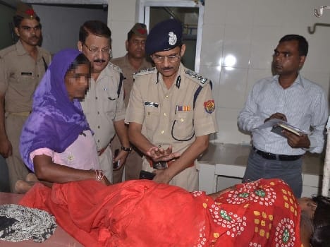 After rape teenager Burnt alive , serious
