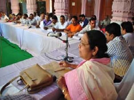 Municipal board meeting furore