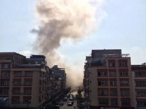 consecutive bomb blasts in China, 6 died