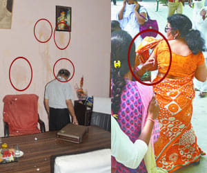 lady teachers beaten by angry girls in college