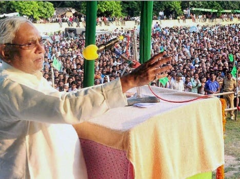 PM using silence as weopen: Nitish
