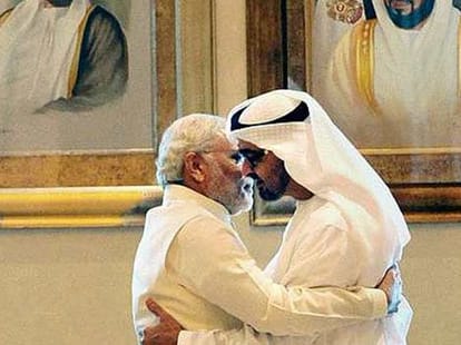 are you also convincing on style of pm modi hug?