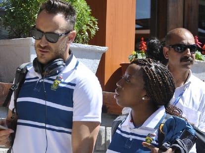 IND vs SA: south africa arrived at dharamshala.