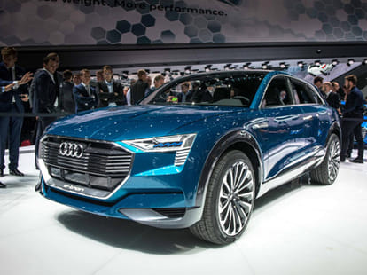Audi’s E-tron Quattro aims for the Tesla Model X with 503bhp 