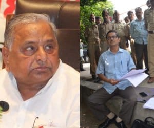 Mulayam Singh gets clean chit on Amitabh Thakur case.