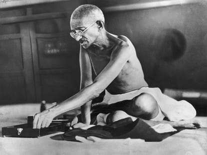 millions of Muslims stay here on the request of Gandhi