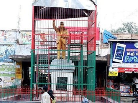 tamilnadu, why Ambedkar's statues are in Jail