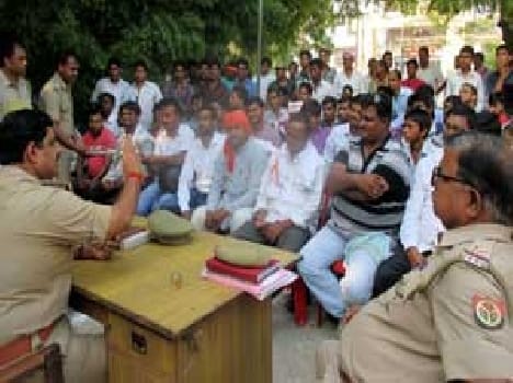 Provide support for the immersion procession of the statue and Duldul