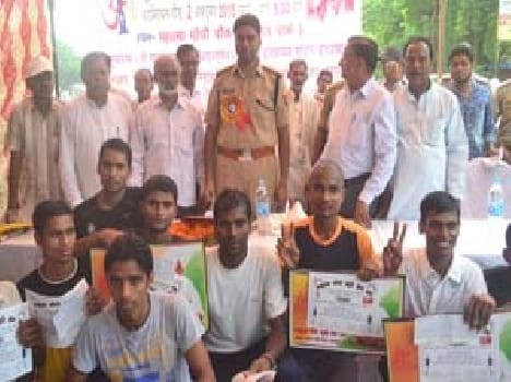 Anil Kumar won the half-marathon contest