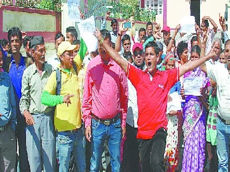People took to the street to street