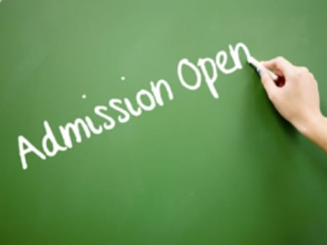 admision open from 8 feb