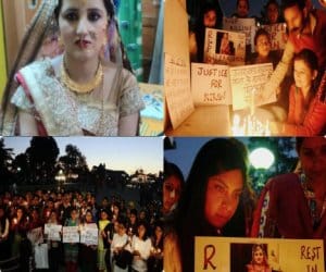 online campaign for lady journalist Kiran alleged murder.